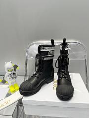KITLIFE D-MAJOR ANKLE BOOT Black Technical Fabric and Black Calfskin - 3
