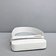 	 Kitlife Jacquemus White Le Carinu Leather Shoulder Bag - 19x13x3.5cm - 5