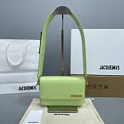 	 Kitlife Jacquemus Mint Le Carinu Leather Shoulder Bag - 19x13x3.5cm - 1