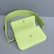 	 Kitlife Jacquemus Mint Le Carinu Leather Shoulder Bag - 19x13x3.5cm - 4