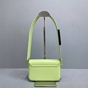 	 Kitlife Jacquemus Mint Le Carinu Leather Shoulder Bag - 19x13x3.5cm - 3