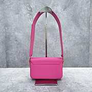 	 Kitlife Jacquemus Light Pink Le Carinu Leather Shoulder Bag - 19x13x3.5cm - 2