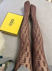 Kitlife Fendi TIGHTS Beige nylon pantyhose - 1