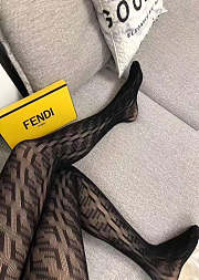 	 Kitlife Fendi TIGHTS F logo Black - 2