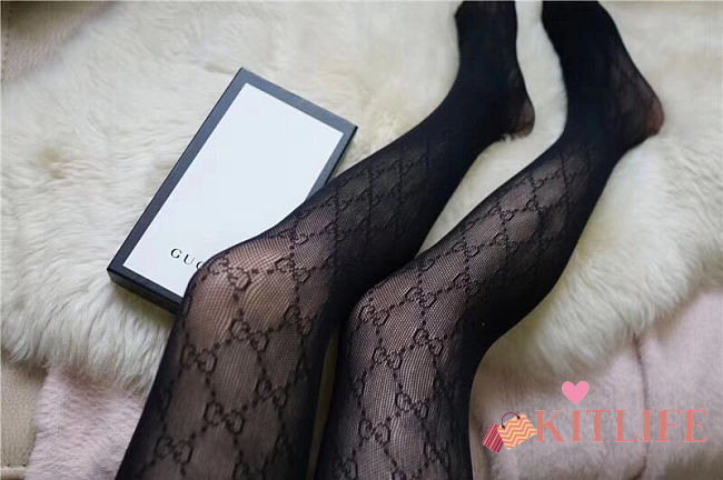 Kitlife Gucci Interlocking G tights black - 1