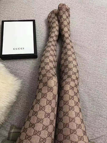 Kitlife Gucci Interlocking G tights beige