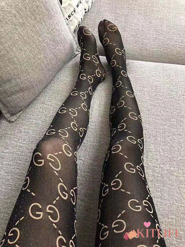 Kitlife Gucci GG Ebony tights black - 1