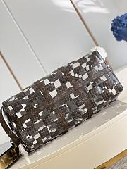 Kitlife louis Vuitton KEEPALL BANDOULIÈRE 50 Monogram Chess coated canvas and PVC - 50 x 29 x 23 cm - 2