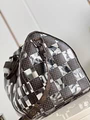 Kitlife louis Vuitton KEEPALL BANDOULIÈRE 50 Monogram Chess coated canvas and PVC - 50 x 29 x 23 cm - 3