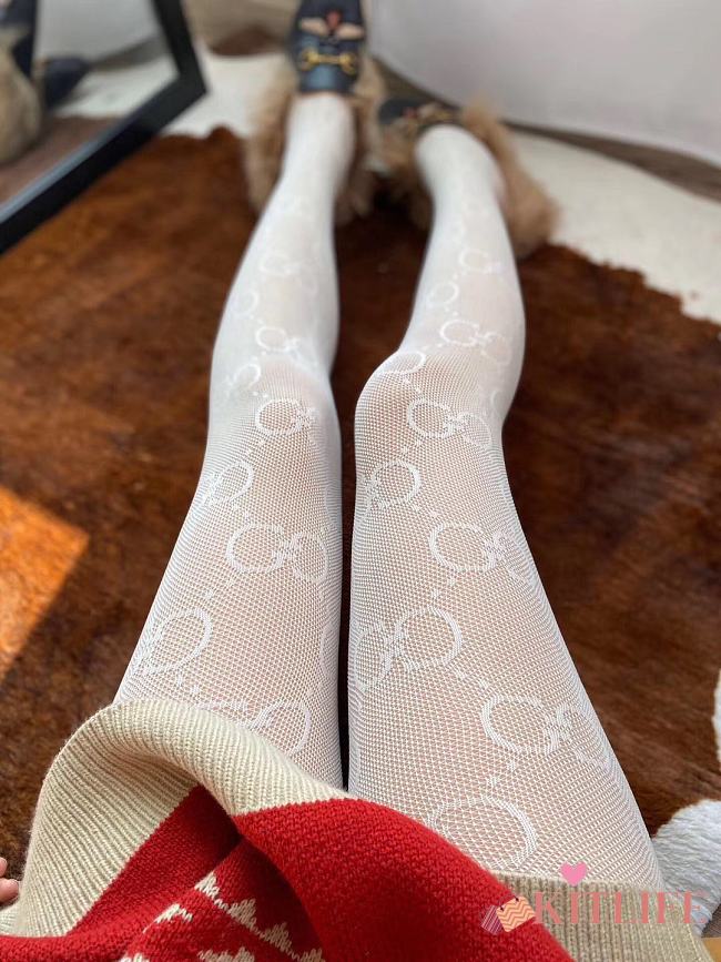 Kitlife Gucci GG Ebony tights black/white - 1