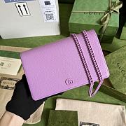 	 Kitlife Gucci GG Marmont small chain bag purple - 20x 12.5x 4cm - 1