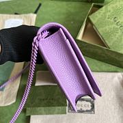 	 Kitlife Gucci GG Marmont small chain bag purple - 20x 12.5x 4cm - 5