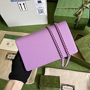 	 Kitlife Gucci GG Marmont small chain bag purple - 20x 12.5x 4cm - 3