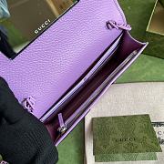 	 Kitlife Gucci GG Marmont small chain bag purple - 20x 12.5x 4cm - 2