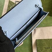 	 Kitlife Gucci GG Marmont small chain bag blue - 20x 12.5x 4cm - 5