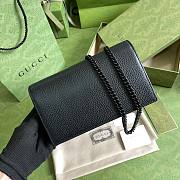 	 Kitlife Gucci GG Marmont small chain bag black - 20x 12.5x 4cm - 3