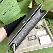 	 Kitlife Gucci GG Marmont small chain bag grey - 20x 12.5x 4cm - 3