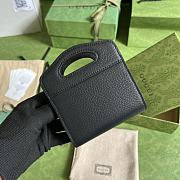 Kitlife Gucci GG Marmont wallet with top handle black - 11.5x 12.5x 2.5cm - 3