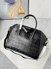 	 Kitlife Givenchy 4G Antigona black leather top handle bag - 330 - 5