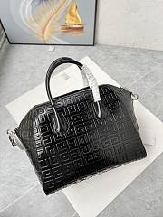 	 Kitlife Givenchy 4G Antigona black leather top handle bag - 330 - 3