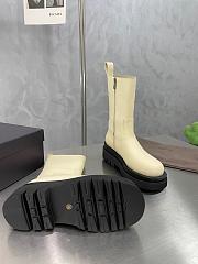 	 Kitlife Bottega Veneta Lug White Boots - 3