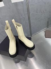 	 Kitlife Bottega Veneta Lug White Boots - 4