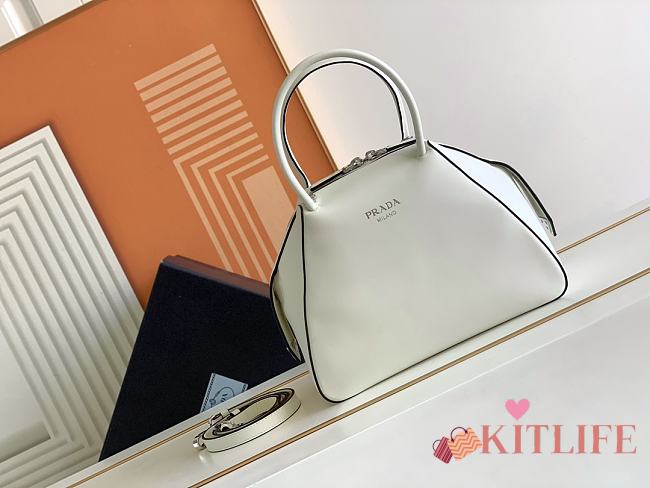 	 Kitlife Prada Small leather Prada Supernova white handbag - 25.5X18X13.5cm - 1