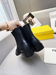 	 Kitlife Fendi Chelsea Ankle Boots FF fabric black - 2