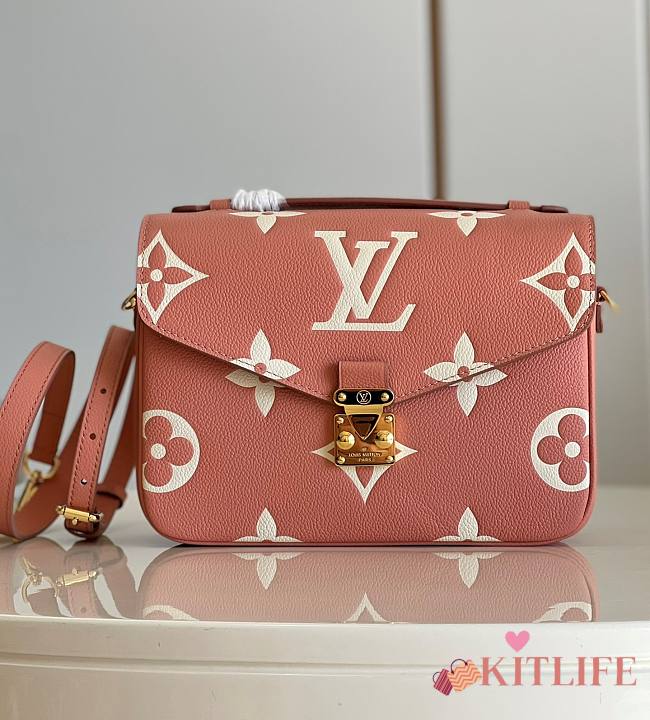 Kitlife Louis Vuitton Pochette Metis Trianon Pink Cream - M46018 - 25 x 19 x 7 cm - 1