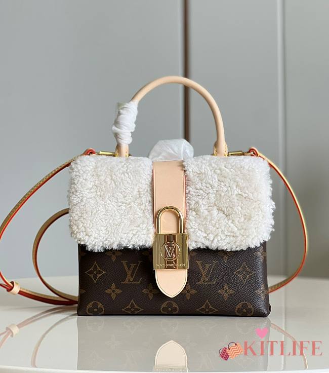 Kitlife Louis Vuitton LOCKY BB Monogram and shearling - M46318 - 20 x 16 x 7.5 cm - 1