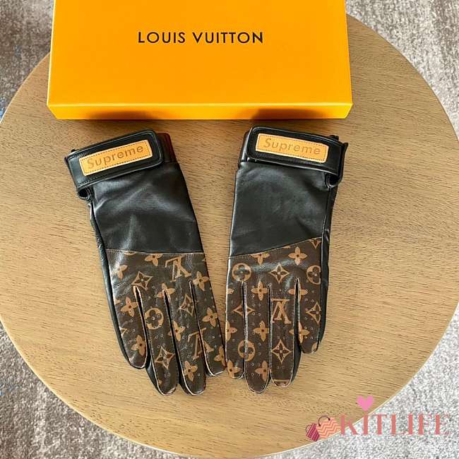 Kitlife Louis Vuitton Supreme Monogram Gloves Baseball Men's Browns MP1893 - 1