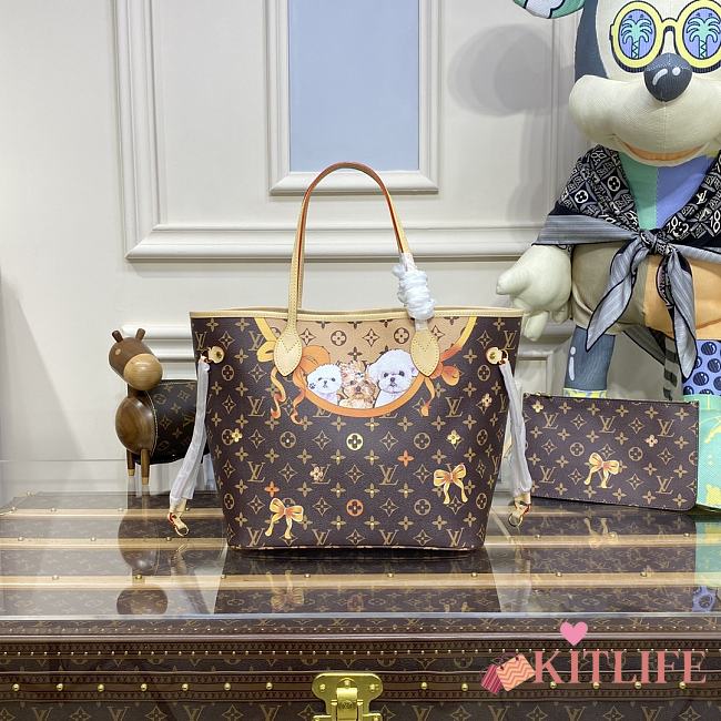 Kitlife Louis Vuitton Neverfull MM Puppy - 32 x 29 x 17 cm - 1