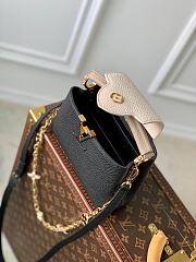 Kitlife Louis Vuitton CAPUCINES BB Black Taurillon leather with chain - 21 x 14 x 8cm - 5