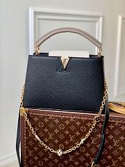 	 Kitlife Louis Vuitton CAPUCINES MM Black Taurillon leather with chain - 31.5 x 20 x 11 cm - 1