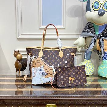 Kitlife Louis Vuitton Neverfull MM Kitty - 32 x 29 x 17 cm