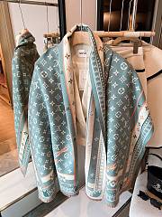Kitlife Louis Vuitton Monogram Denim Shawl - 180*70cm - 6