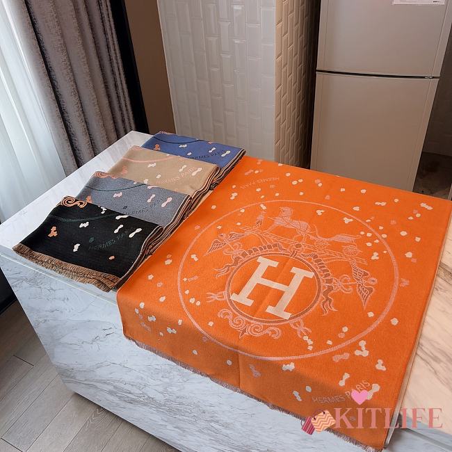 Kitlife Hermes VIF Argent Scarf - 180x70cm - 1