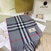 Kitlife Burberry Silk Scarf Plaid Print - 180x70cm - 3