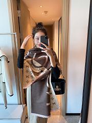 Kitlife Louis Vuitton Cashmere Monogram Reykjavik Scarf - 3