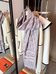 Kitlife Dior Scarf Wool and Cashmere - black/pink/red/orange  - 1