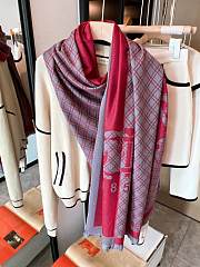 Kitlife Burberry Scarf - black/orange/red/pink - 180x70cm - 3