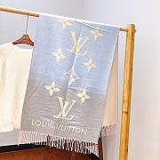 Kitlife Louis Vuitton Reykjavik Gradient Cashmere Scarf with Iconic Monogram - 60x190cm - 2