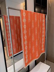 Kitlife Chanel Cashmere Scarf - Black, Blue, Orange, Beige - 70*180cm - 2