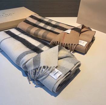 Kitlife Burberry Cashmere Scarf - 190x36cm