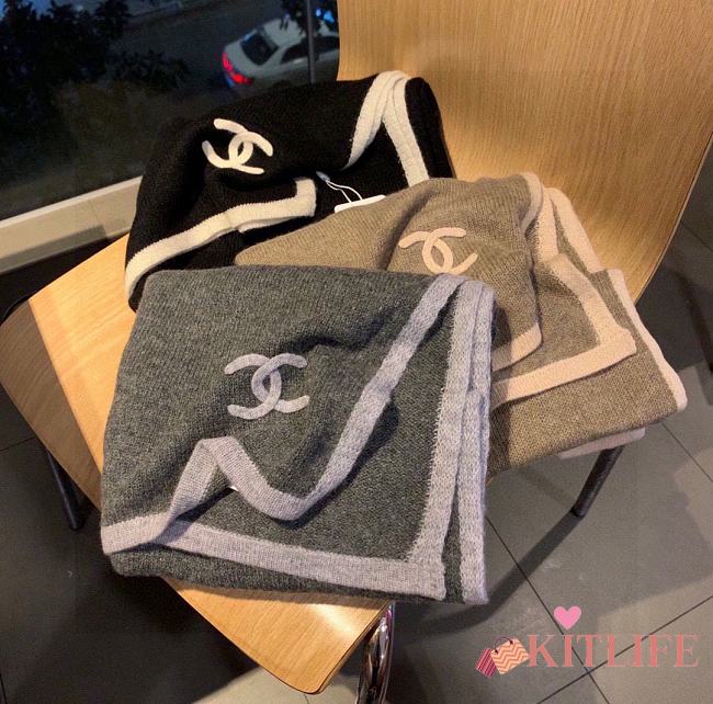 Kitlife Chanel Scarf CC Cashmere - 200x75cm - 1