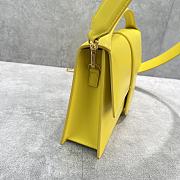 Kitlife Jacquemus Bamnino Crossbody Bag Smooth Yellow Leather - 34x7x20cm - 3