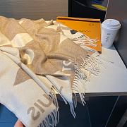 Kitlife Louis Vuitton THE ULTIMATE SHINE BEIGE SCARF - 185x70cm - 3