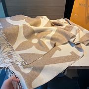 Kitlife Louis Vuitton THE ULTIMATE SHINE BEIGE SCARF - 185x70cm - 2