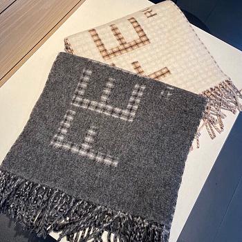 Kitlife Fendi wool and cashmere scarf - 30*180cm