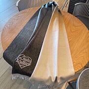 Kitlife Louis Vuitton Grey Cashmere Scarf - 35 x 180cm - 2
